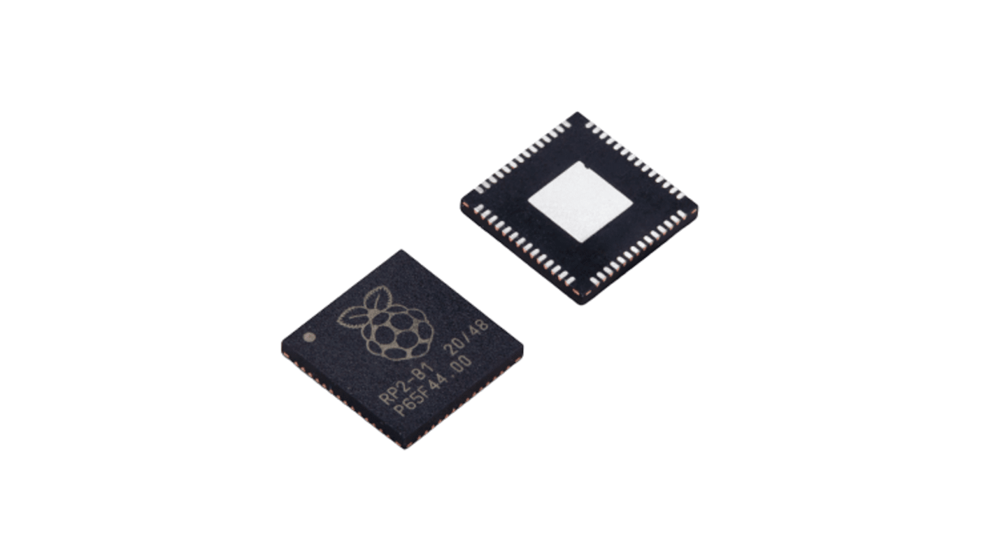 Raspberry Pi RP2040, 32bit ARM Cortex M0+ Microcontroller, ARM, 133MHz, 16 MB Flash, 56-Pin QFN
