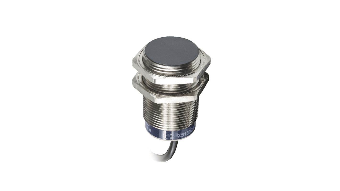 Telemecanique Sensors Inductive Barrel-Style Proximity Sensor, M30 x 1.5, 15 mm Detection, PNP Output, 12 → 24