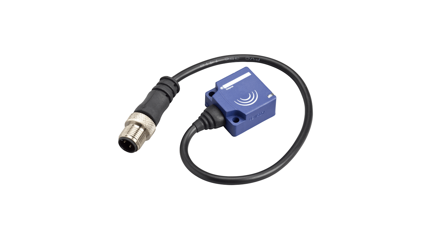 Telemecanique Sensors Inductive Block-Style Proximity Sensor, 10 mm Detection, PNP Output, 12 → 24 V, IP67