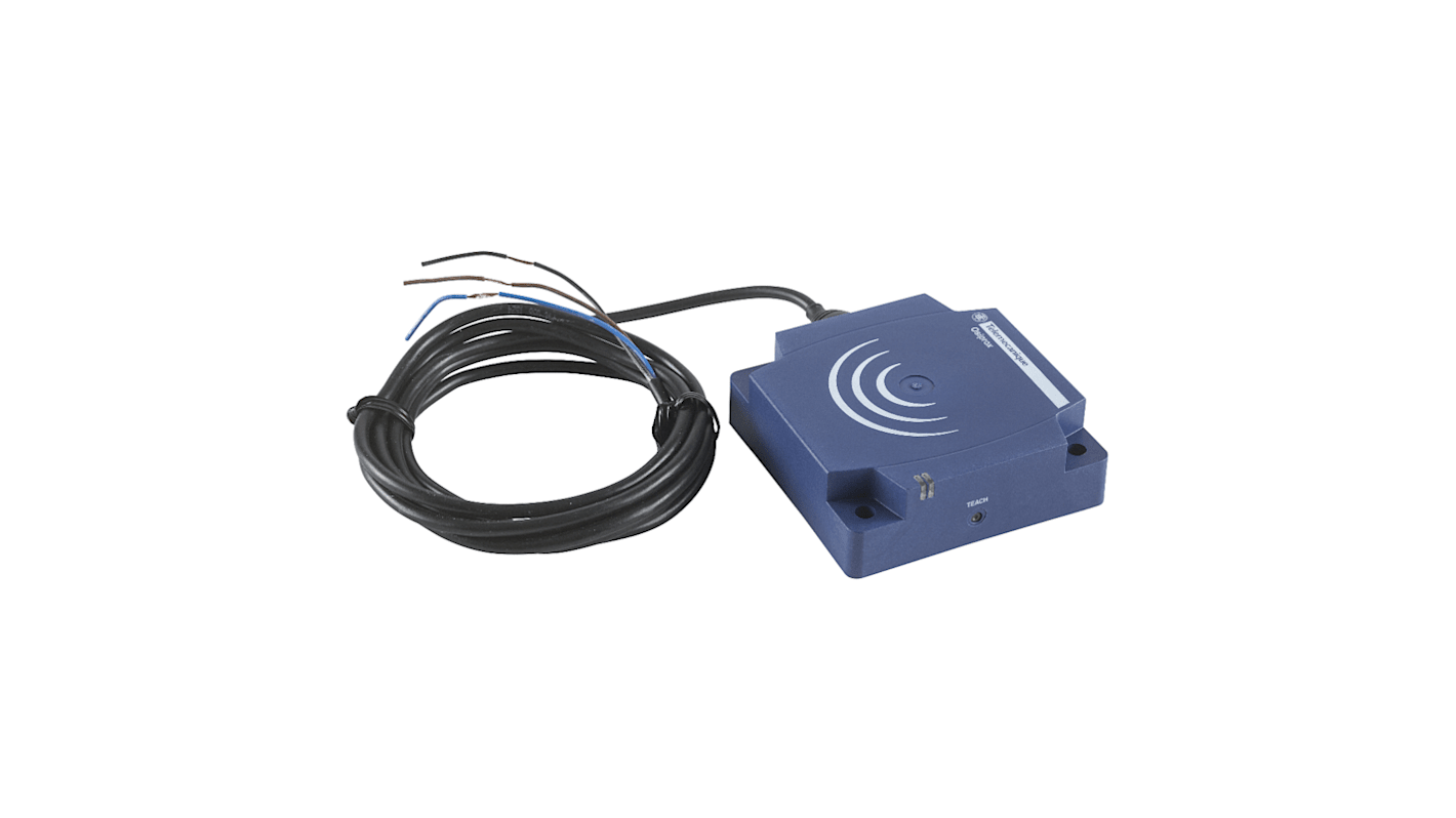 Telemecanique Sensors Inductive Block-Style Proximity Sensor, 60 mm Detection, Discrete Output, 24 → 240 V, IP68