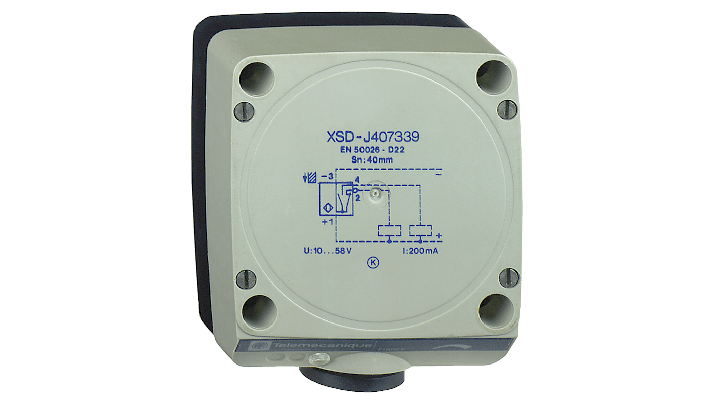 Sensor de proximidad Telemecanique Sensors, alcance 40 mm, salida Analógico, 24 V, IP67