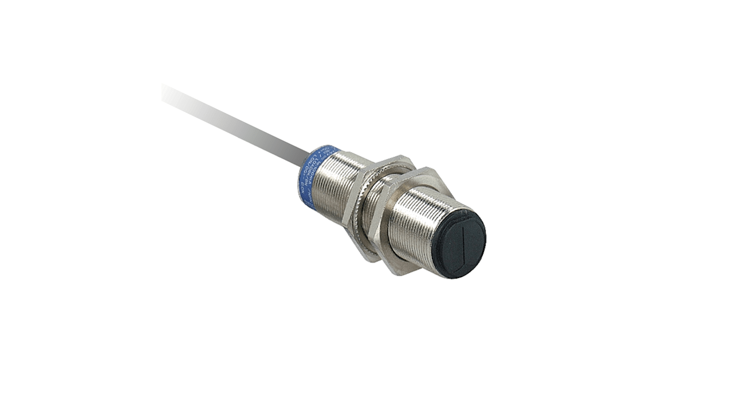 Telemecanique Sensors Diffuse Photoelectric Sensor, Threaded Miniature Sensor, 100 mm Detection Range