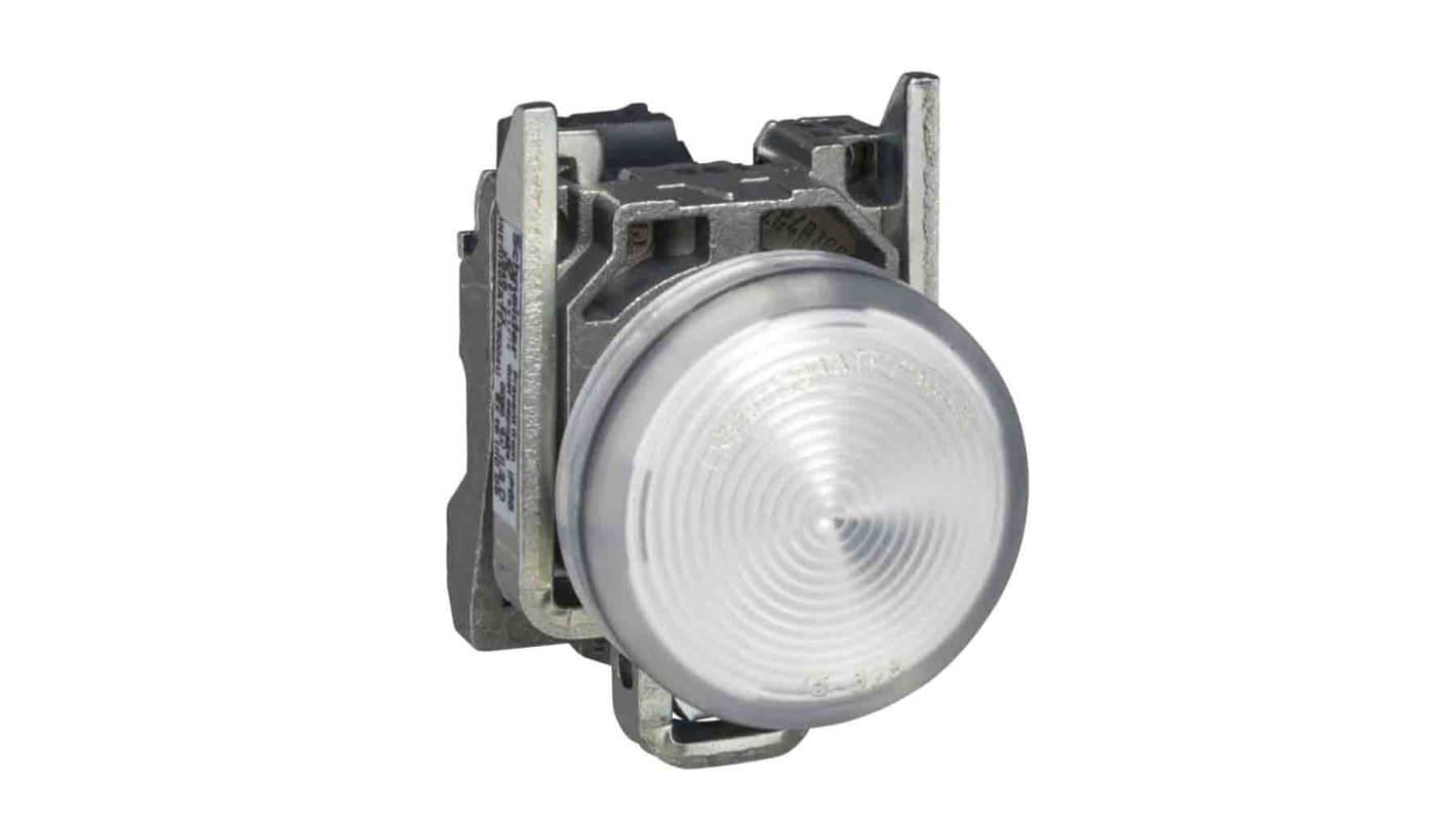 Voyant lumineux complet LED Schneider Electric Blanc 24V, Ø découpe 22mm, Harmony XB4, IP65