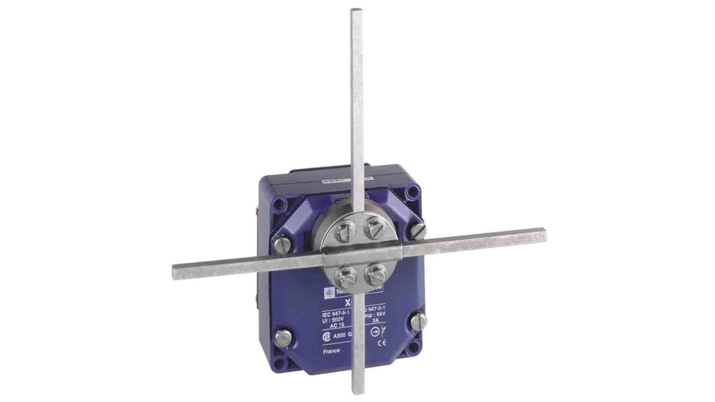 Telemecanique Sensors Rod Limit Switch, 1NC/1NO + 1NC/1NO, IP65, 4P, Metal Housing