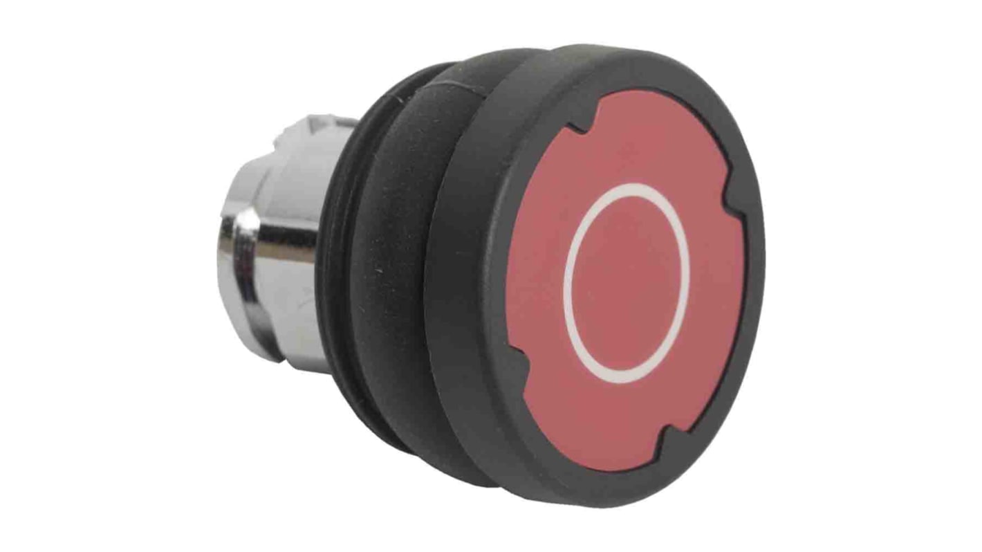 Schneider Electric Harmony XB4 Series Red Momentary Push Button Head, 22mm Cutout