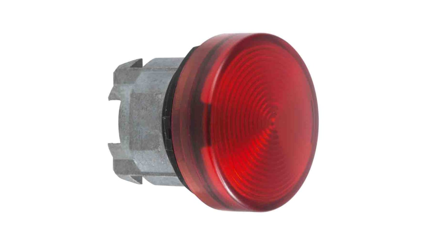 Tête de voyant lumineux Rouge Schneider Electric, série Harmony XB4, diam. découpe 22mm