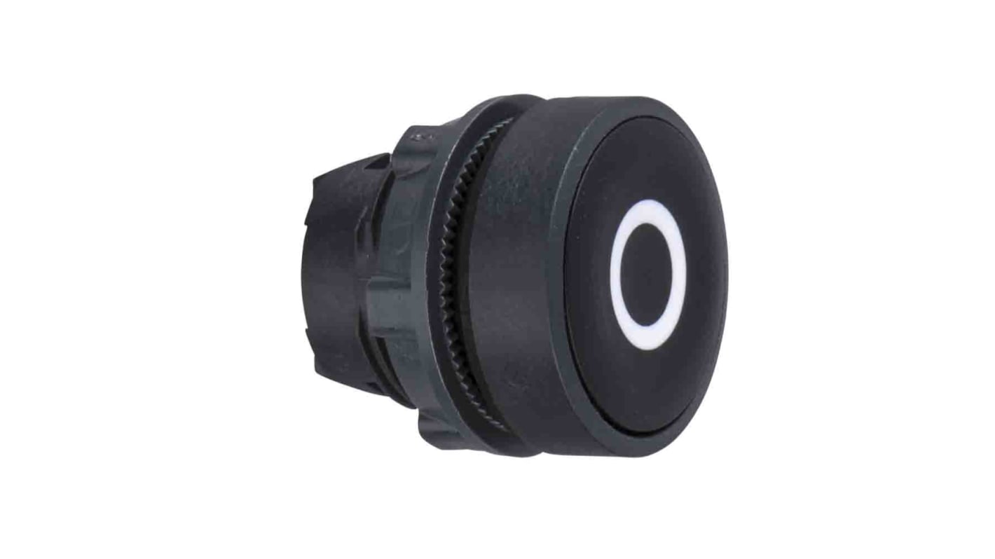 Schneider Electric Harmony XB5 Series Black Momentary Push Button Head, 22mm Cutout