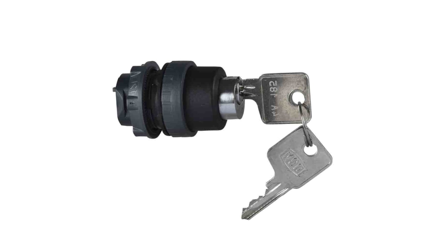 Schneider Electric ZB5AFDA Key Switch Head, 22mm Cutout