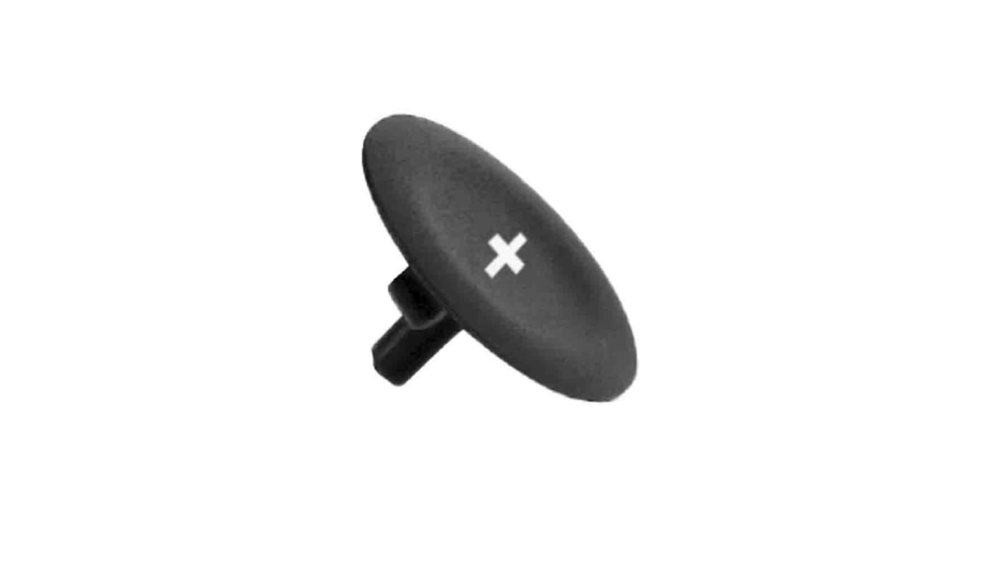 Schneider Electric Black Push Button Cap for Use with Harmony XAL, Harmony XB4, Harmony XB5