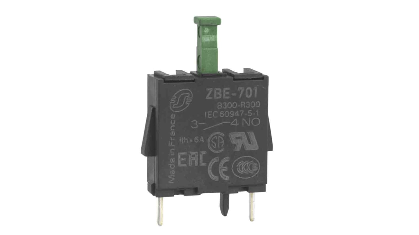 Blocco contatti Schneider Electric, 1 NO, 250V