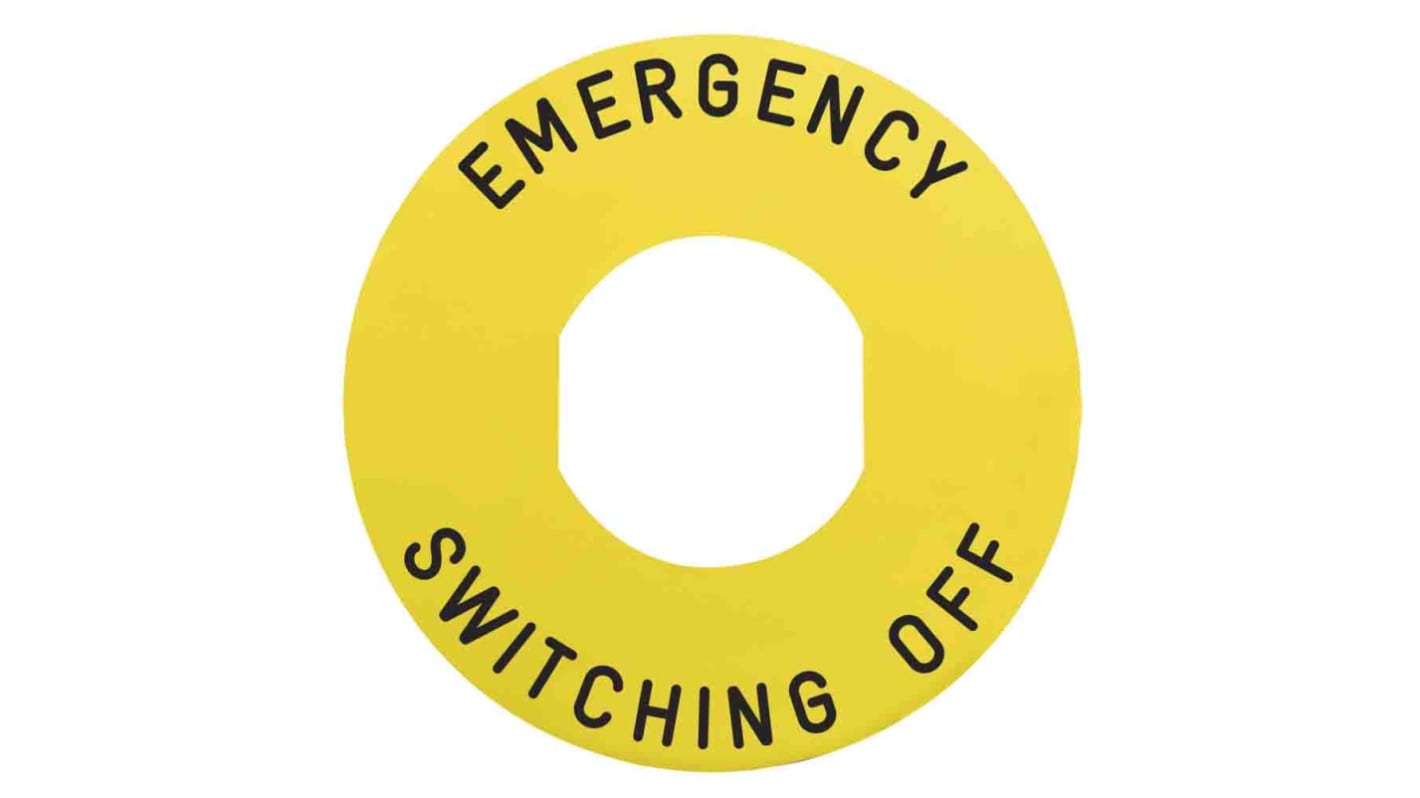 Schneider Electric Legend, Emergency Switching Off