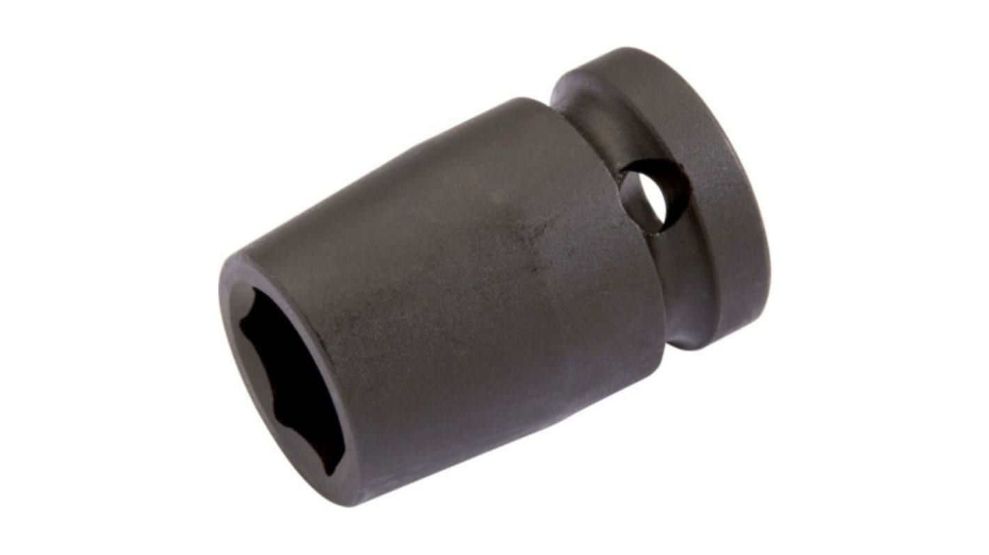 SAM 12mm, 1/2 in Drive Impact Socket Hexagon, 38 mm length