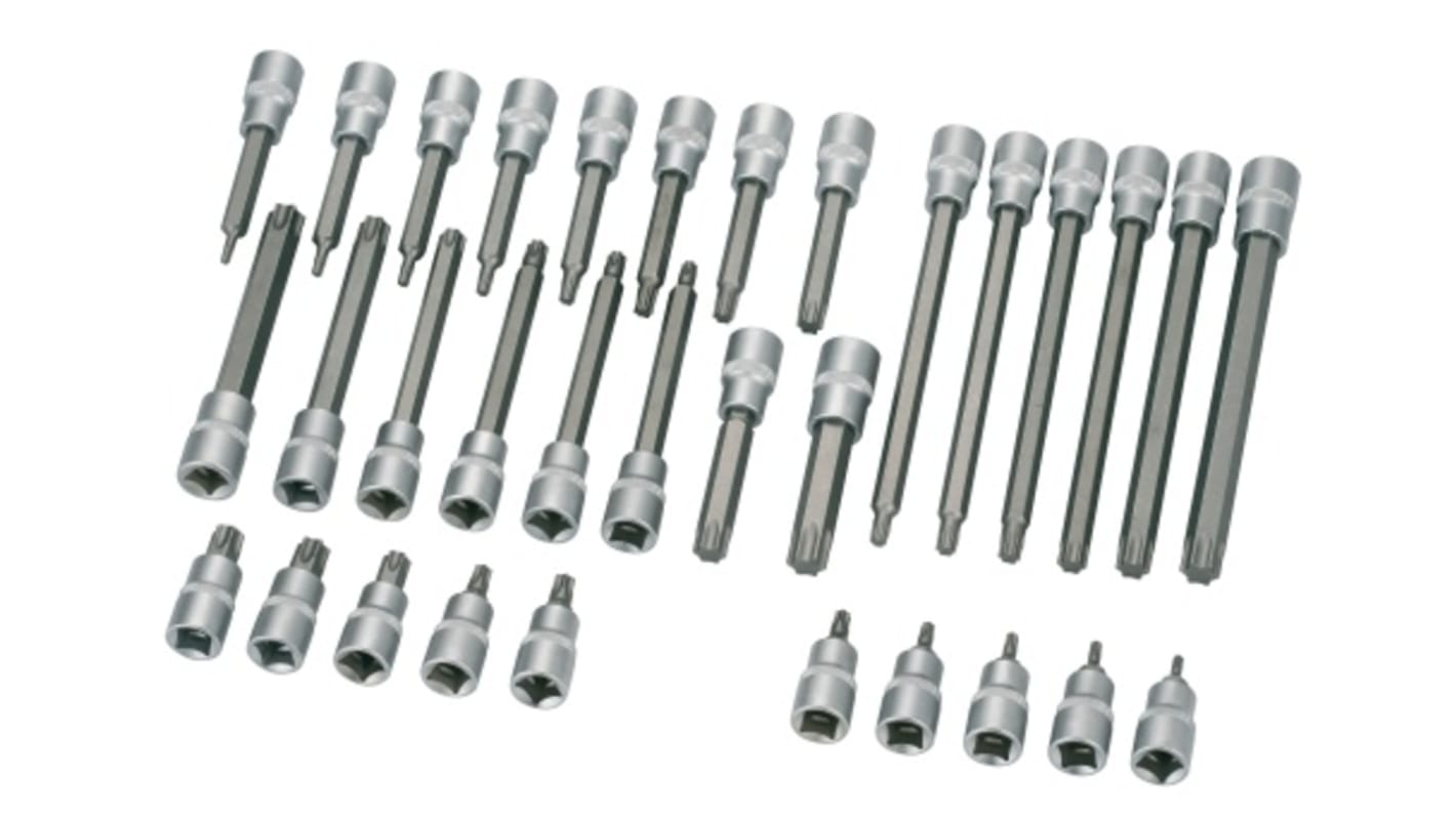 SAM 1/2 in Drive Bit Socket, Torx Bit, T30, 100 mm Overall Length