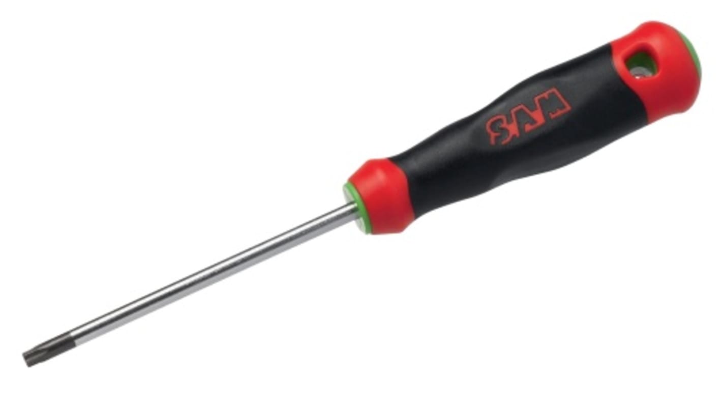 SAM Torx  Screwdriver, 100 mm Blade, 222.8 mm Overall