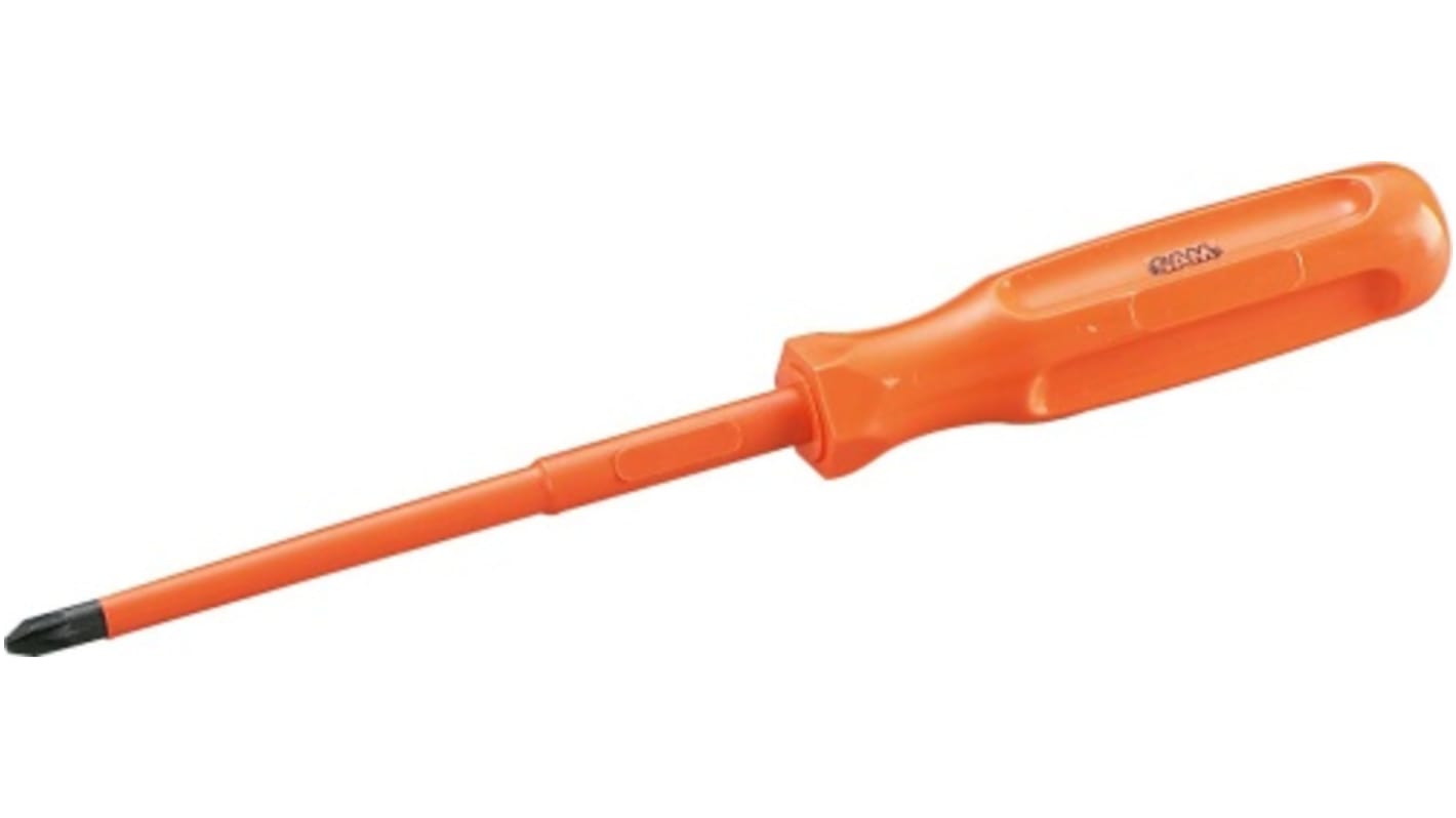 SAM Pozidriv Insulated Screwdriver, PZ0 Tip, 75 mm Blade, VDE/1000V, 165 mm Overall