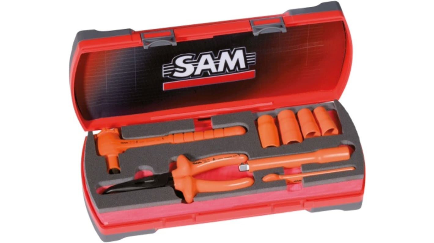 SAM 8 Piece Automotive Tool Kit with Box, VDE Approved