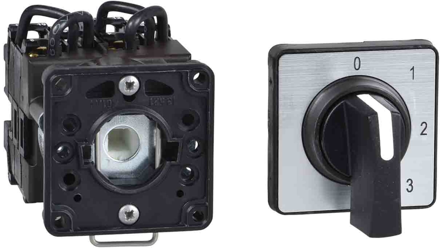 K1H014NCH | Schneider Electric, 1P 4 Position Multi Step Cam Switch ...