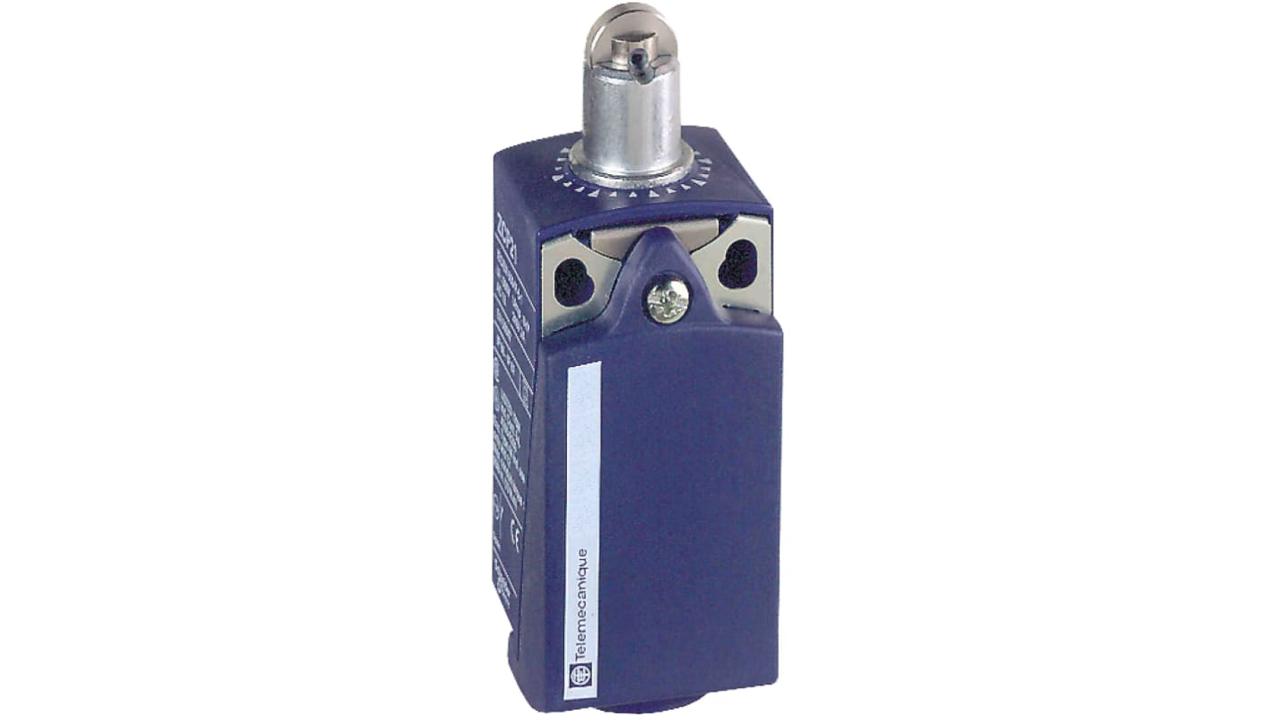 Telemecanique Sensors Roller Limit Switch, 1NC/1NO, IP66, IP67, Plastic Housing, 10A Max