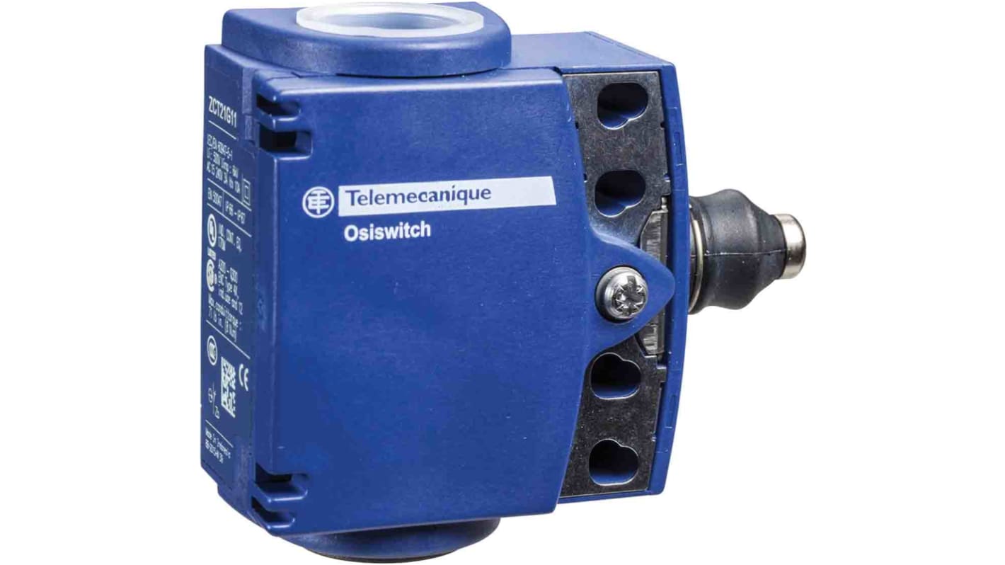 Telemecanique Sensors Plunger Limit Switch, 1NC/1NO, IP66, IP67, Plastic Housing, 10A Max