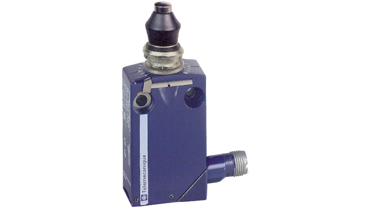 Telemecanique Sensors Plunger Limit Switch, 1CO, IP66, IP67, Plastic Housing, 4A Max