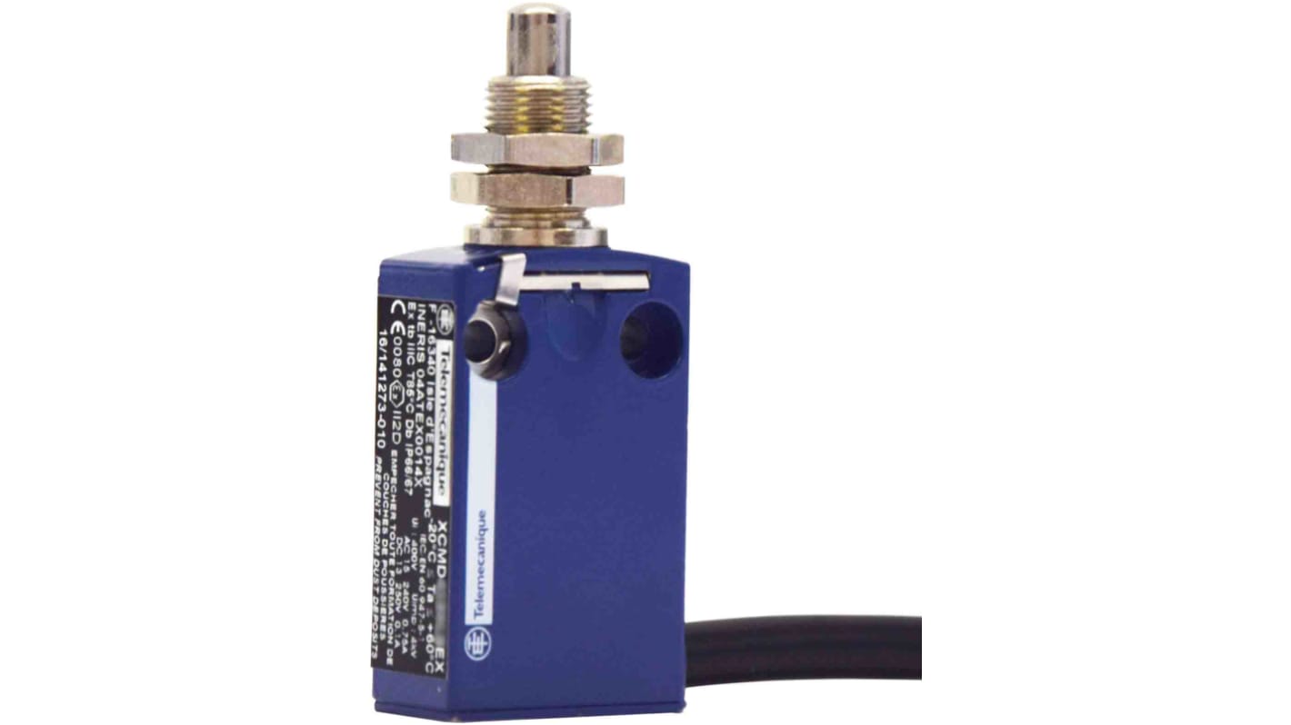 Telemecanique Sensors Plunger Limit Switch, 2NO/2NC, IP66, IP67, Metal Housing, 6A Max