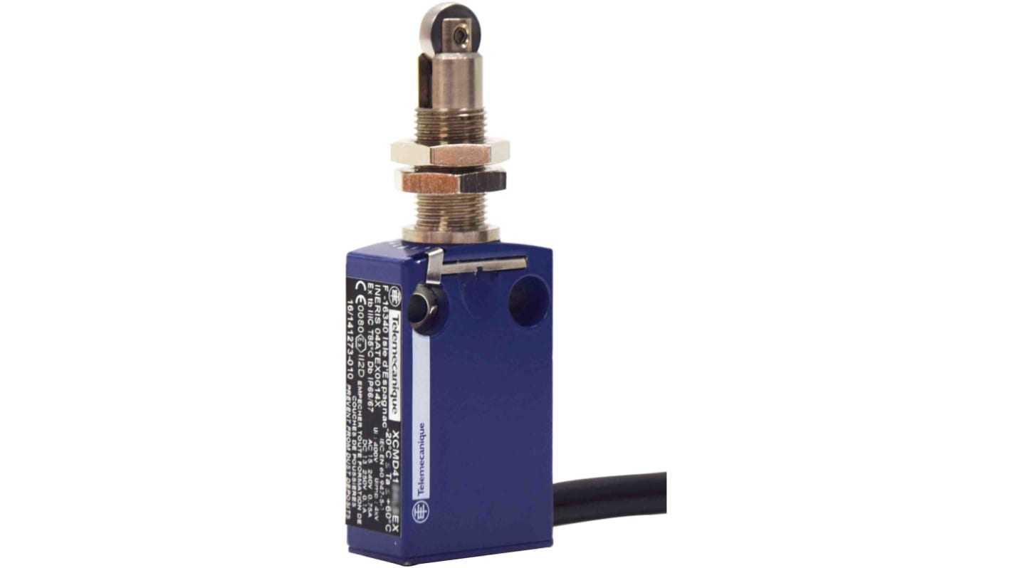 Telemecanique Sensors Roller Limit Switch, 2NO/2NC, IP66, IP67, Plastic Housing, 6A Max