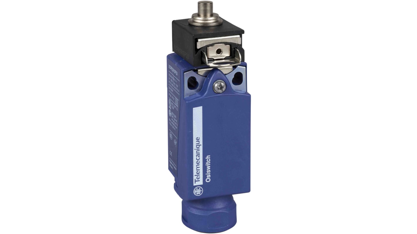 Telemecanique Sensors Plunger Limit Switch, 1NC/1NO, IP66, IP67, Plastic Housing, 10A Max