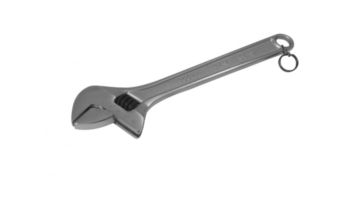 SAM Adjustable Spanner, 305 mm Overall, 35mm Jaw Capacity