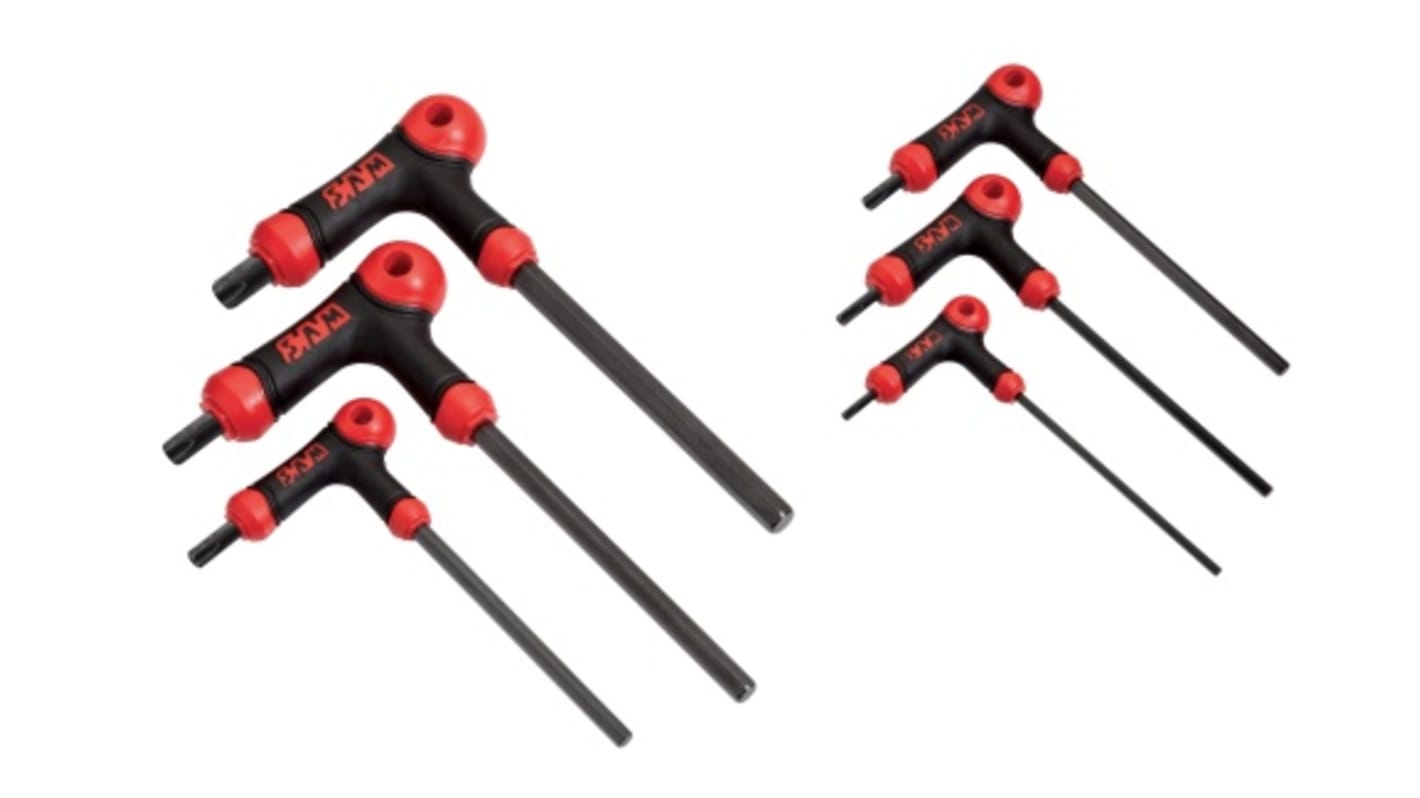 SAM TORX®-Schlüsselsatz L-Form lang 6-teilig, T10 → T40