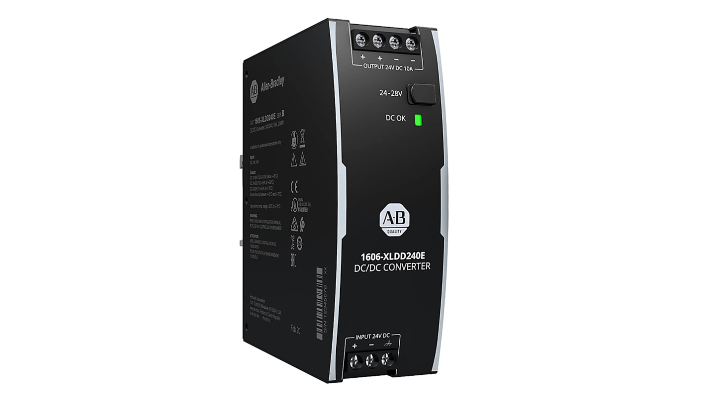 Convertitore c.c.-c.c. 120W, Vin 24 → 28 V c.c., Vout 24V cc