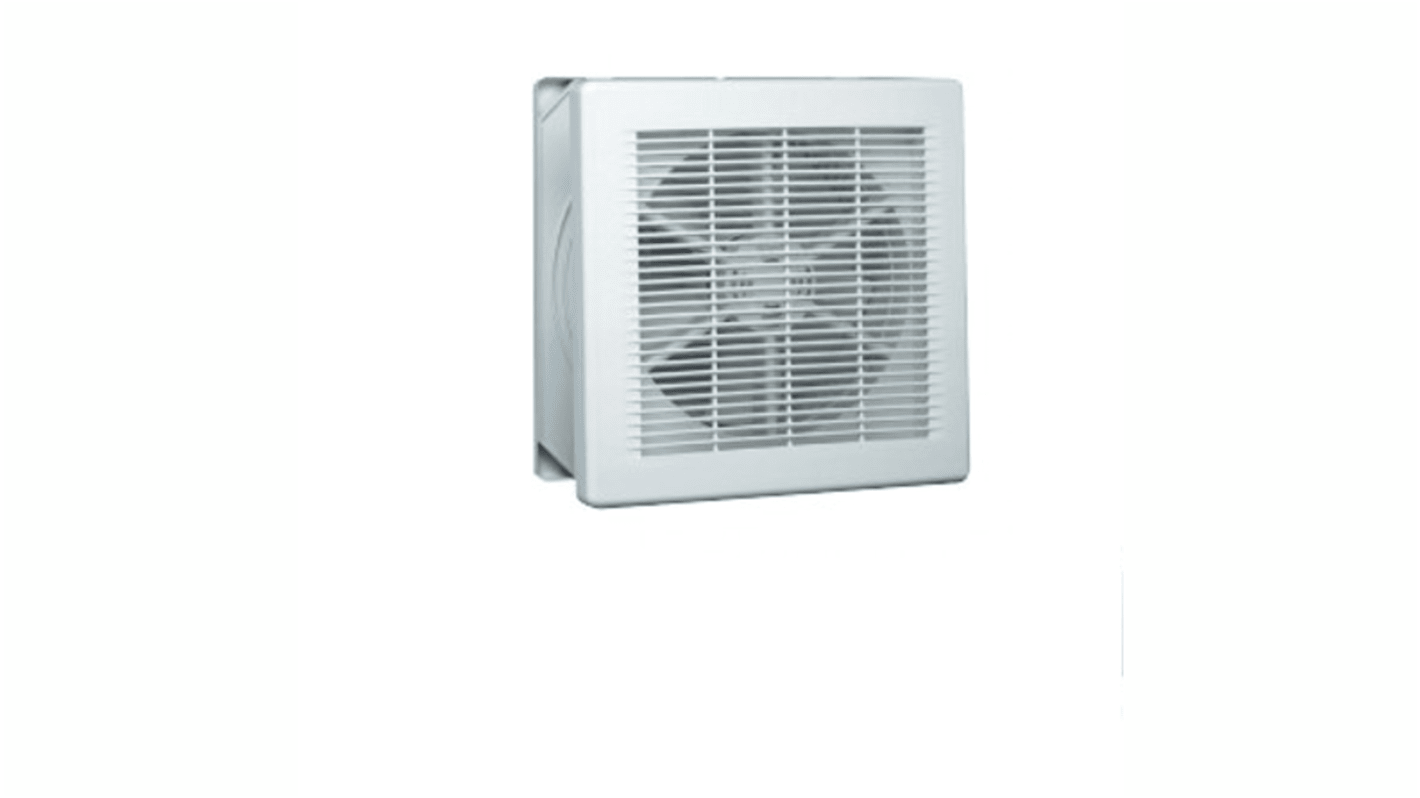 RS PRO Square Wall Mounted, Window Mounted Extractor Fan, 190L/s, 50dB