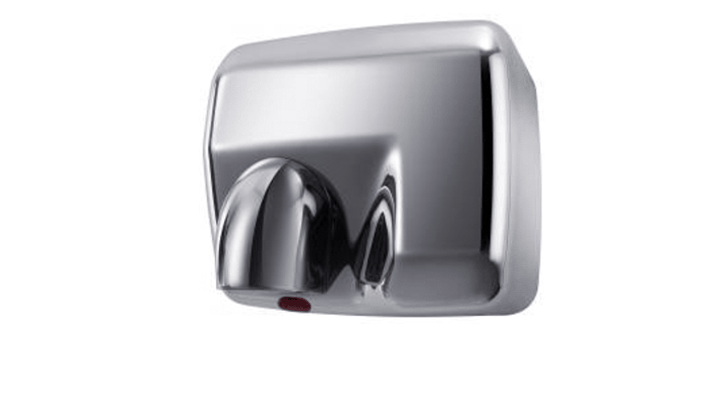 RS PRO Automatic Steel 2.3kW Hand Dryer, 208mm x 237mm x 270mm