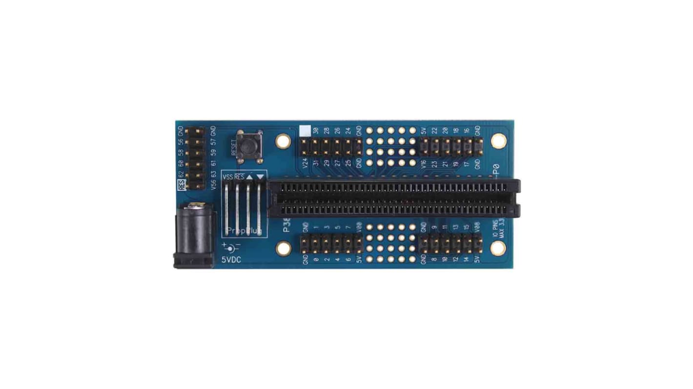 Vývojový nástroj pro mikrokontroléry,  pro Propeller, Příslušenství, P2 Edge Mini Breakout Board, Odbočovací modul