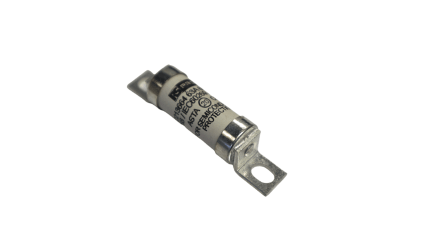 RS PRO 32A Bolted Tag Fuse, 350 V dc, 690 V ac, 63.5mm