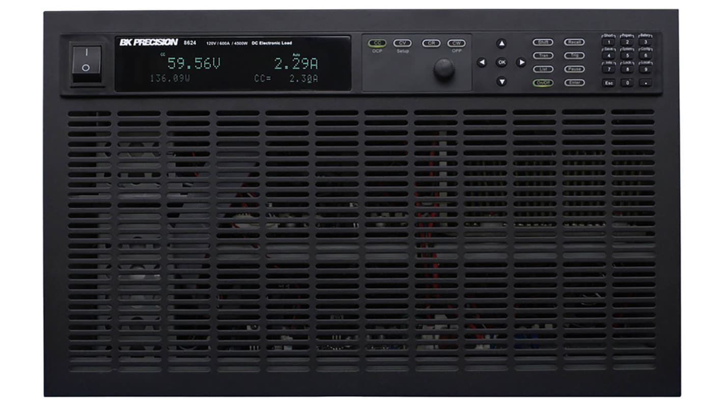 8600 BK Precision Elektronikus DC terhelés, 600 A, 120 V, 4500 W, 3 m