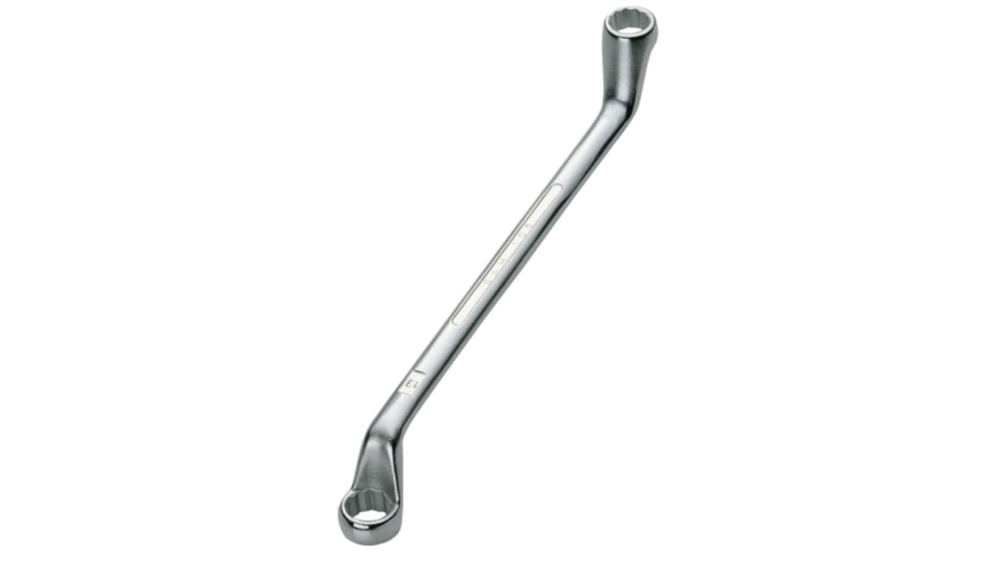 SAM 105 Series Offset Ring Spanner, 19mm, Metric, Height Safe, Double Ended, 295 mm Overall, No