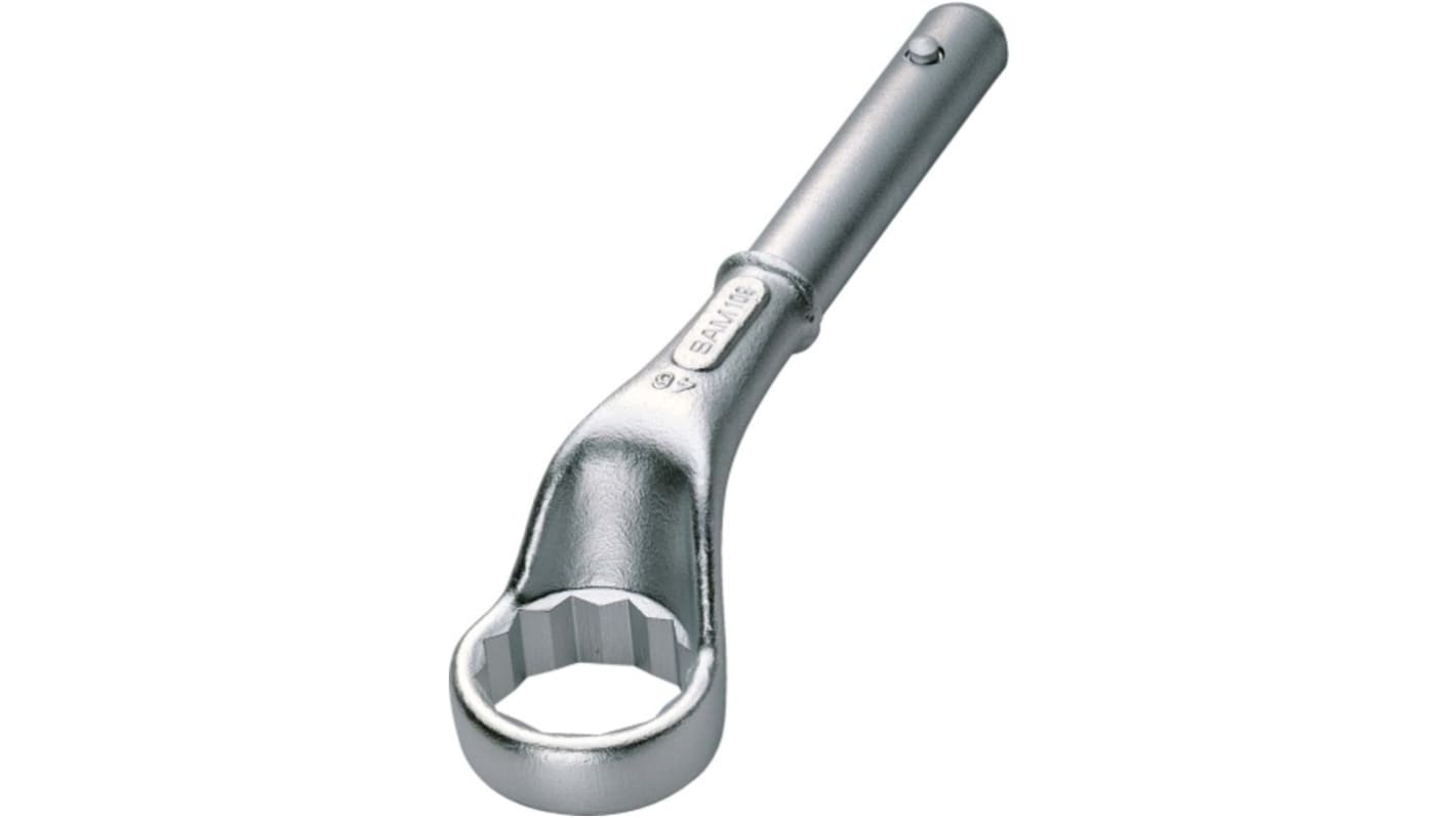 SAM Ring Spanner, 30mm, Metric, No, 195 mm Overall, No