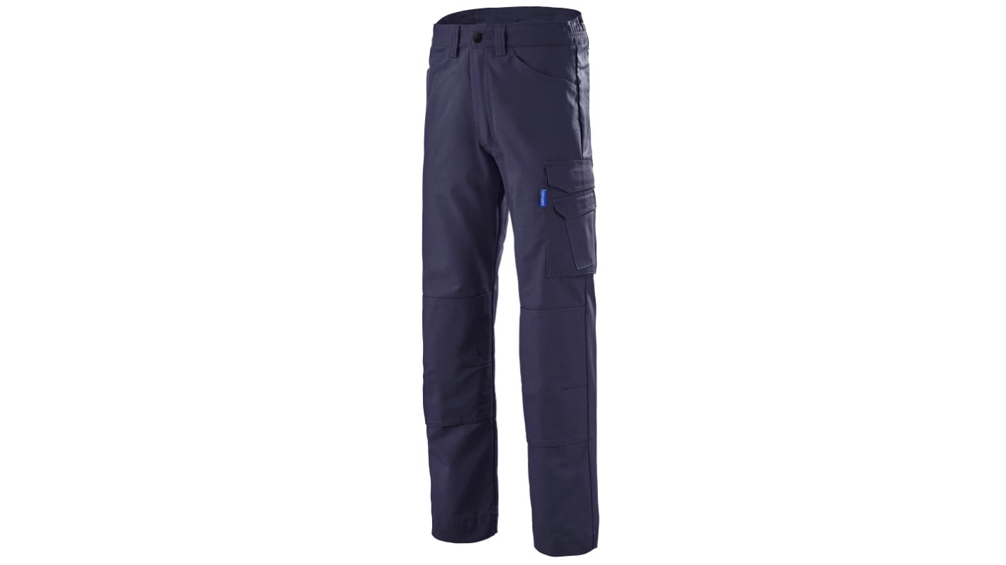 Pantalon de travail Cepovett Safety KROSS LINE, S Unisexe, Bleu foncé en 65 % COTON - 35 % POLYESTER, Conception