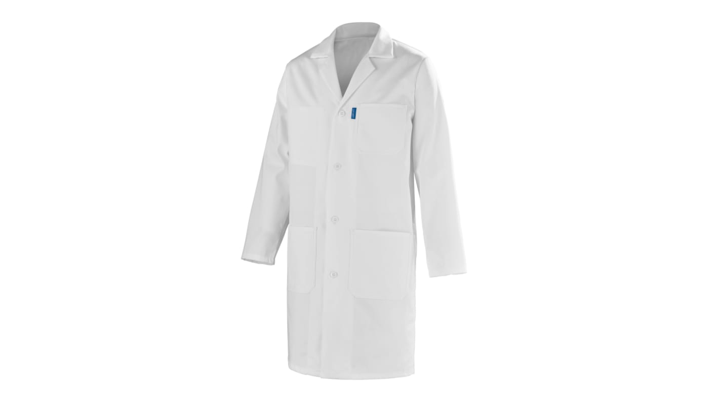 Blouse de laboratoire Cepovett Safety, Mixte, Blanc, taille XL, Réutilisable, Coton