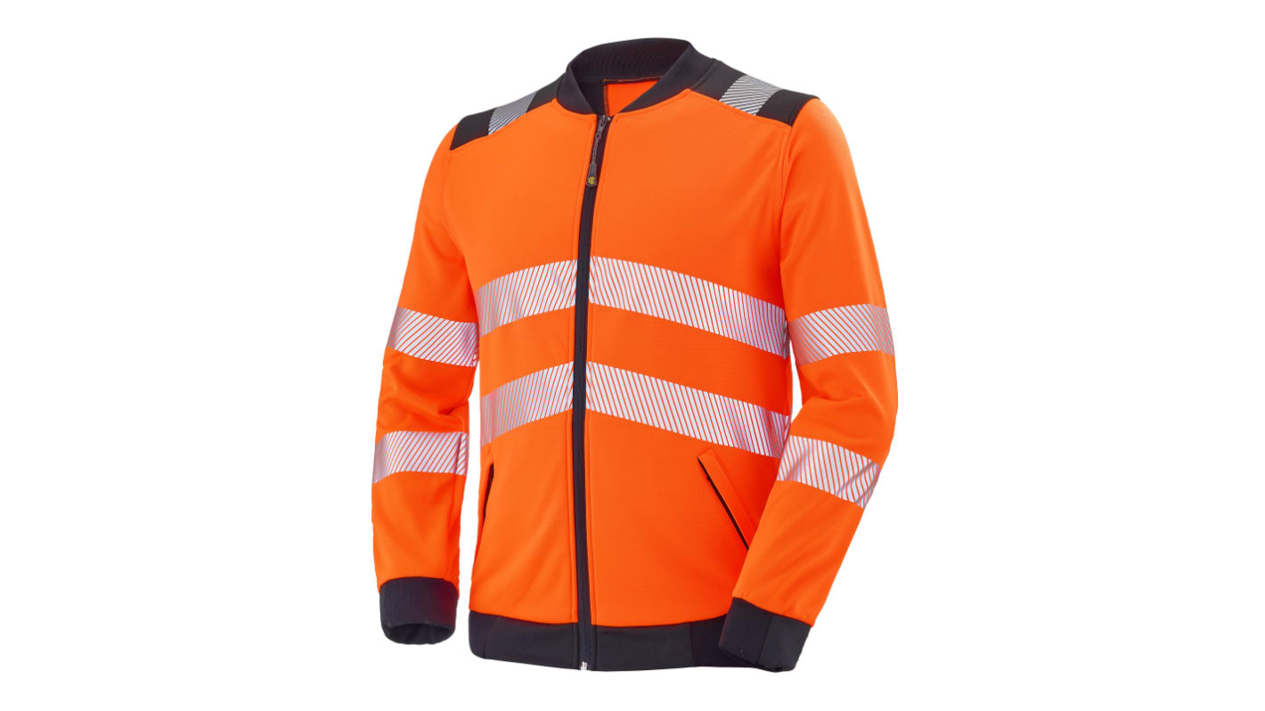 Sweat haute visibilité Cepovett Safety, Orange, Mixte, taille L