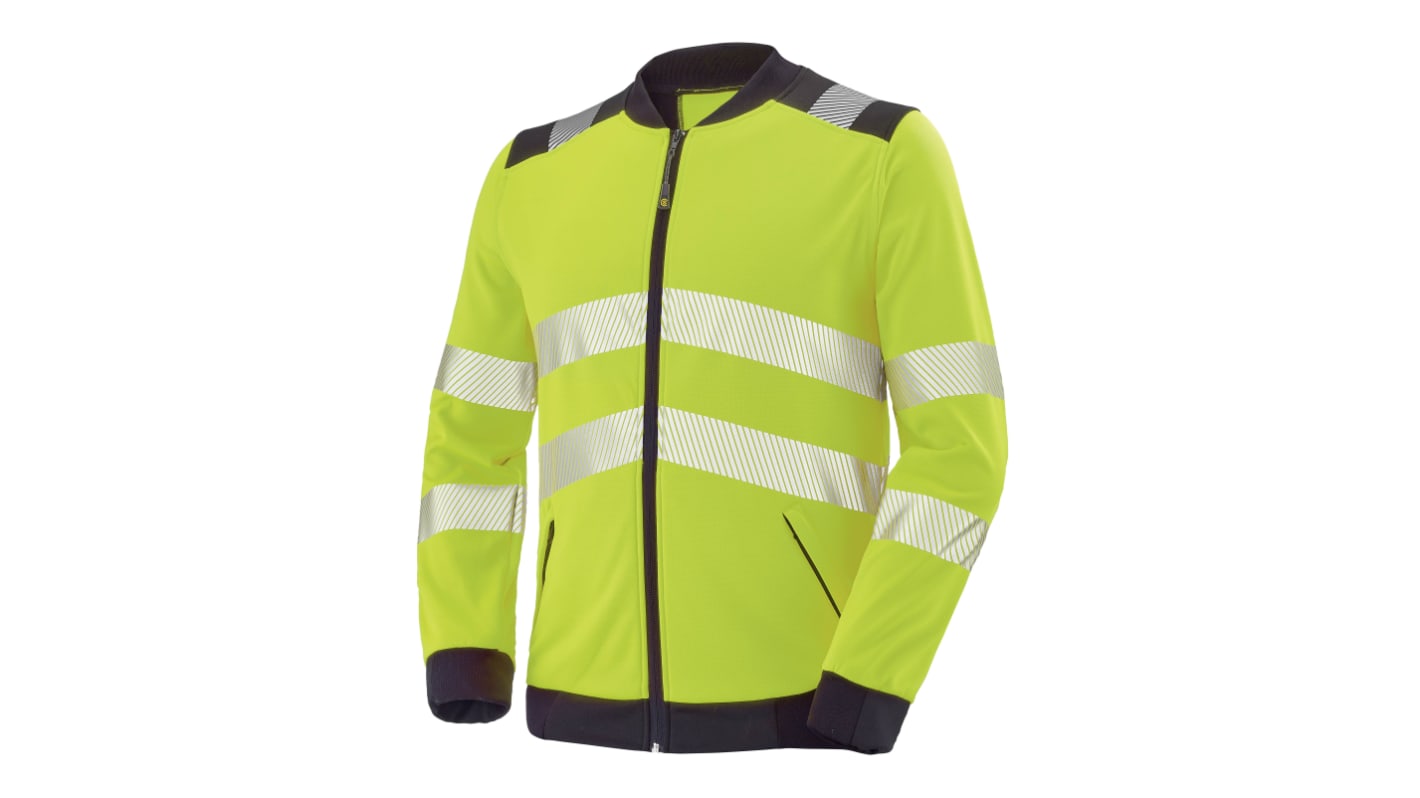 Sweat haute visibilité Cepovett Safety, Jaune/noir, Mixte, taille XL