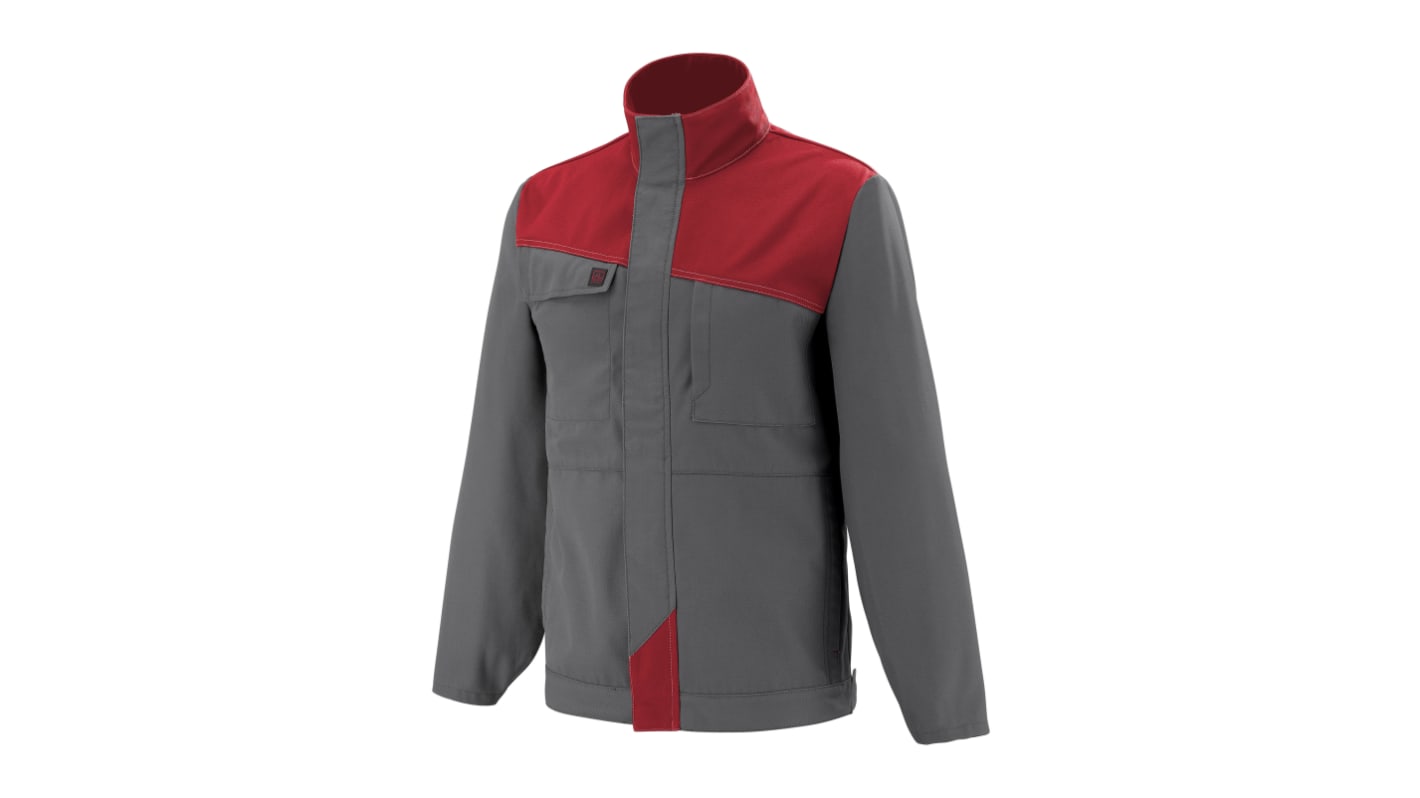 Veste de travail Homme Lafont Grenat, Charbon/rouge, S, Résistant à l'abrasion