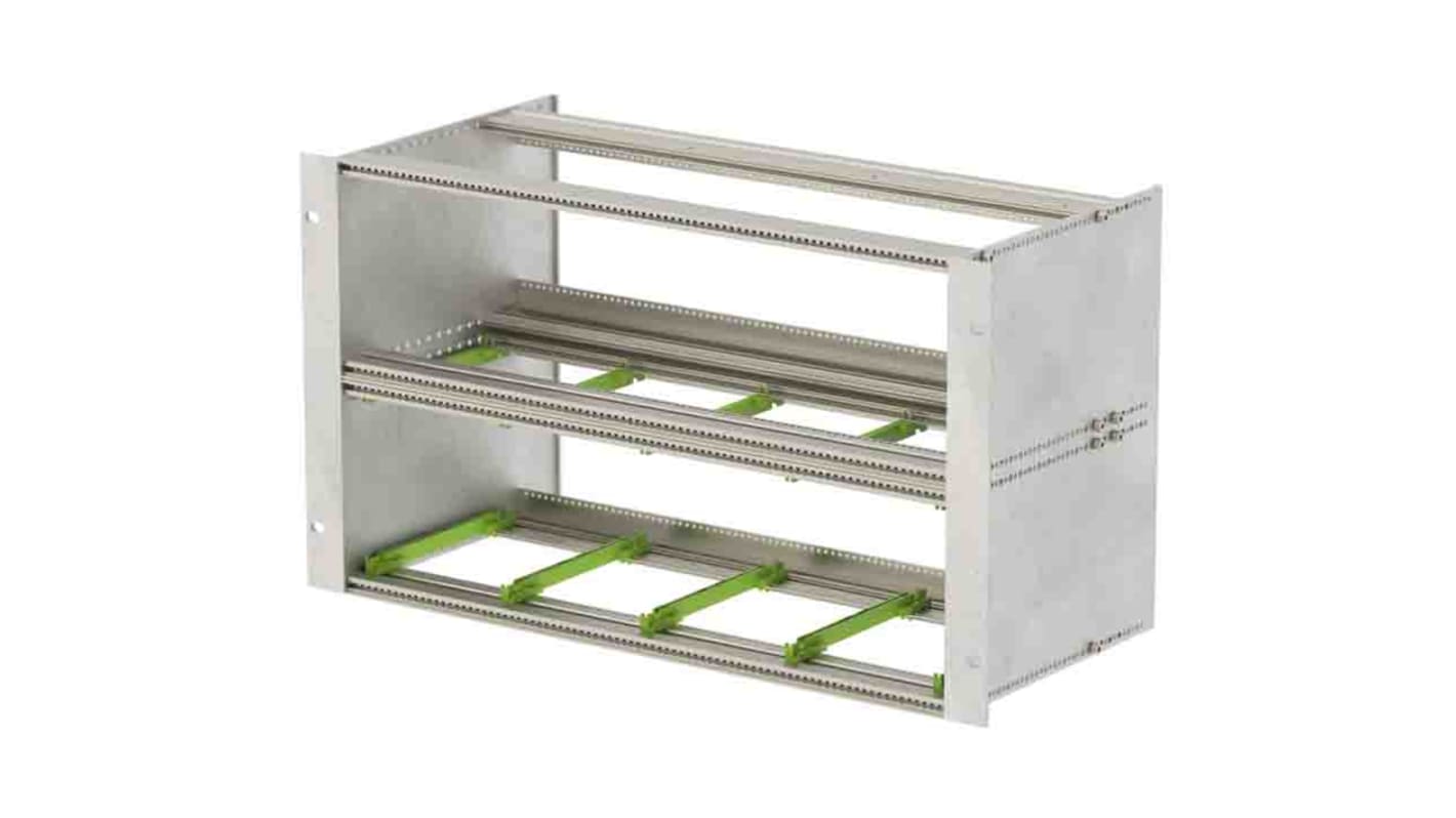 Châssis rackable Subrack 6U, 84HP, série Interzoll, prof. 218mm