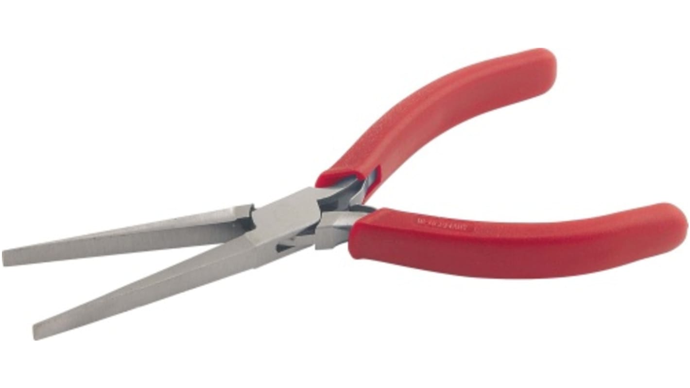 23610 SAM Long Nose Pliers, 175 mm Overall, Flat Tip, 68mm Jaw RS