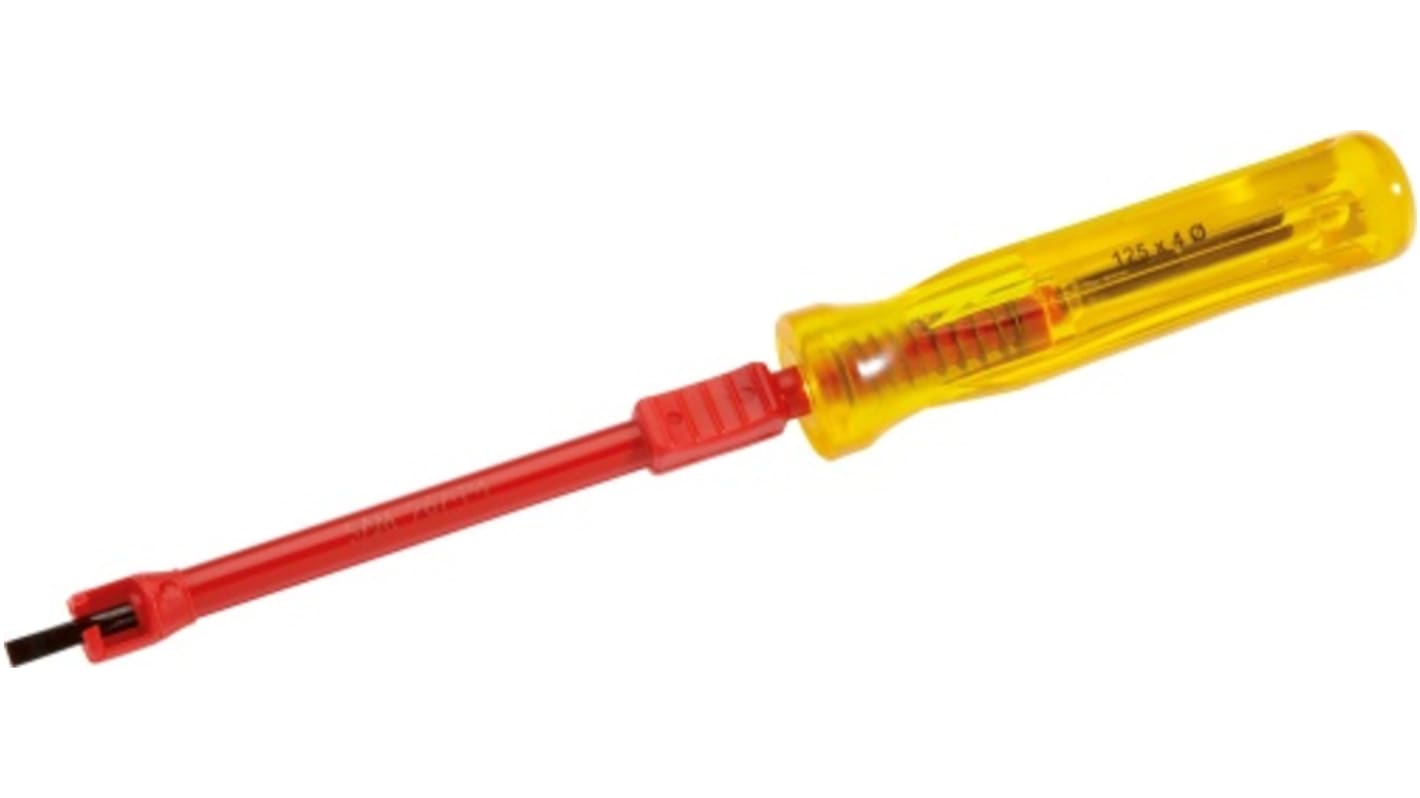 SAM Slotted Screw Holding Screwdriver, 125 mm Blade, 225 mm Overall