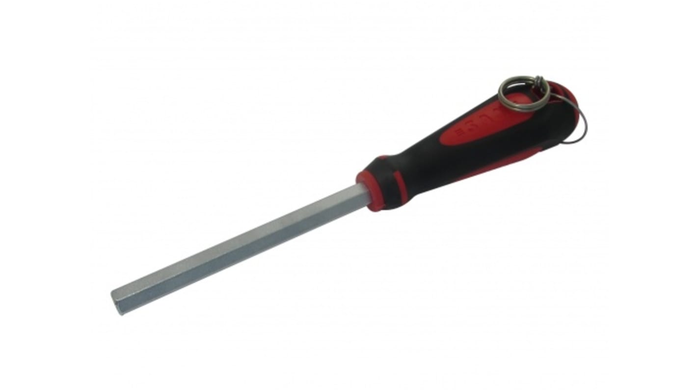 SAM Hexagon Nut Driver, 12 mm Tip, 125 mm Blade, 255 mm Overall