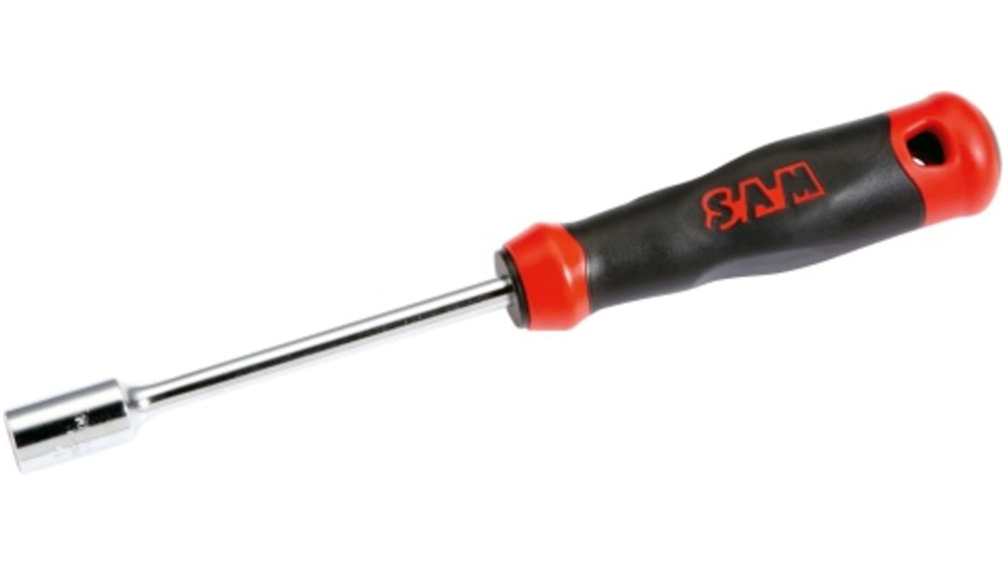SAM Hexagon Nut Driver, 3.5 mm Tip, 125 mm Blade, 248 mm Overall
