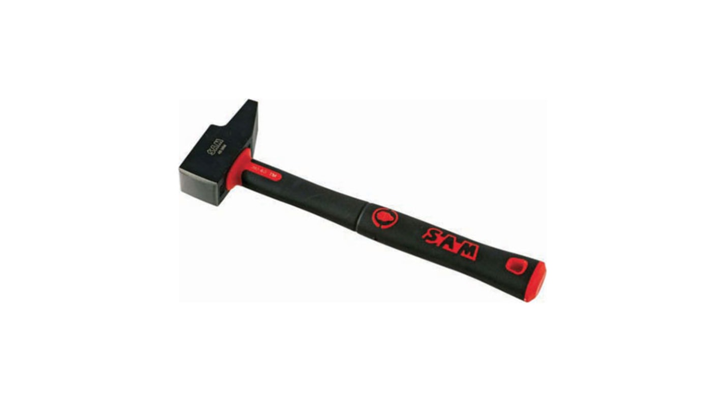 SAM Carbon Steel Riveting Hammer with Fibreglass Handle, 565g