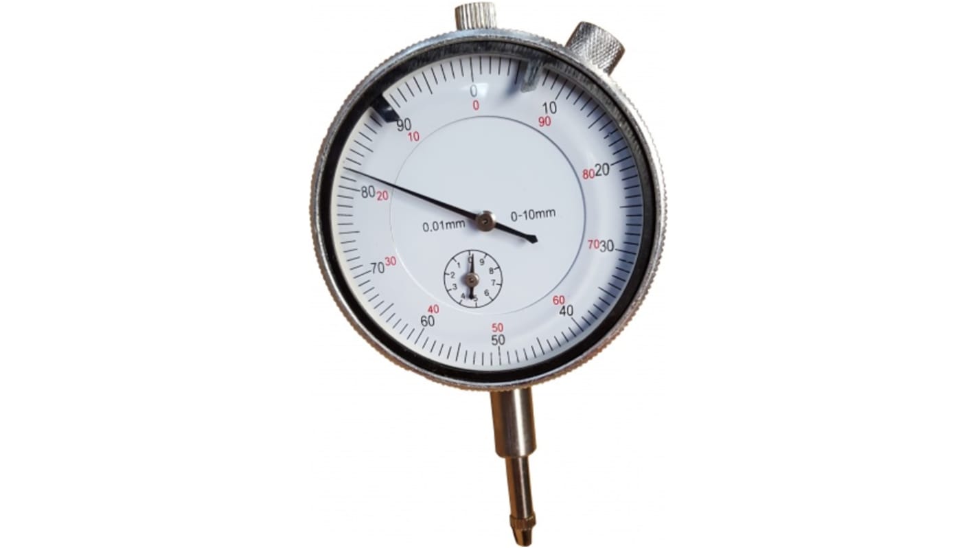 SAM 3524 Plunger Dial Indicator, 0 → 10 mm Measurement Range, 0.01 mm