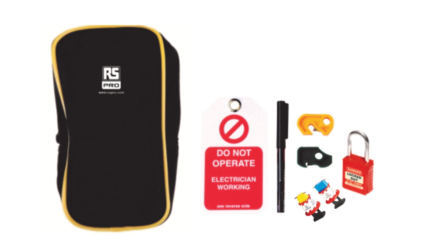 RS PRO 1-Lock Electrician Lockout Kit